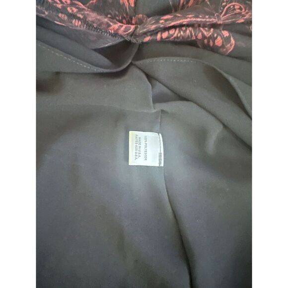 NWT Misa Los Angeles M Maxi Butterfly One Sleeve Dress Ruffle - Picture 6 of 11